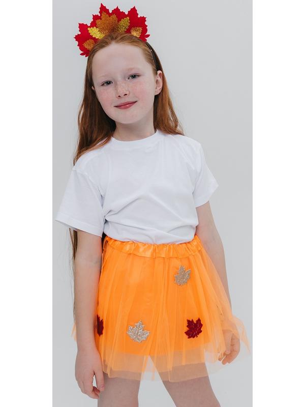 Карнавальный набор «Осенняя принцесса»: юбка и ободок