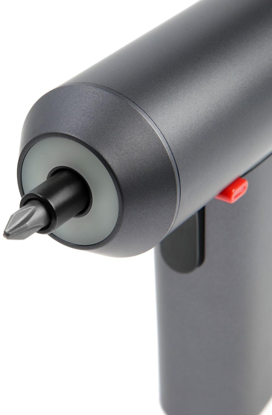 Аккумуляторная отвертка ТУНДРА ПРОФИ, 3.6 В, 2 Ач, Li-ion, 220 об/мин, 12 предметов, кейс