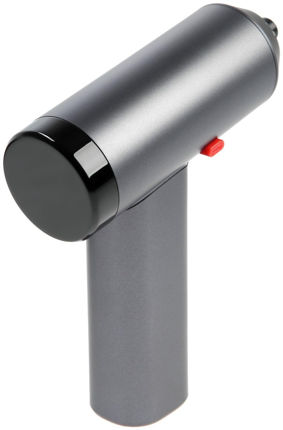 Аккумуляторная отвертка ТУНДРА ПРОФИ, 3.6 В, 2 Ач, Li-ion, 220 об/мин, 12 предметов, кейс