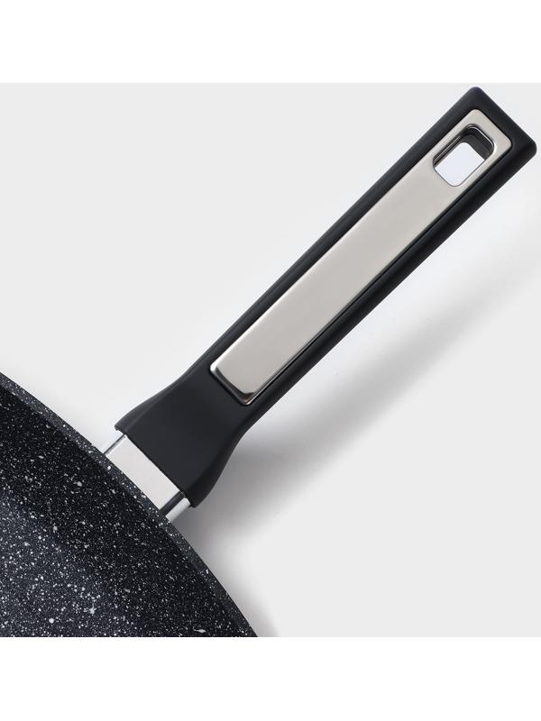 Сковорода гриль квадратная Magistro Warrior, 28×28 см, антипригарное покрытие, индукция