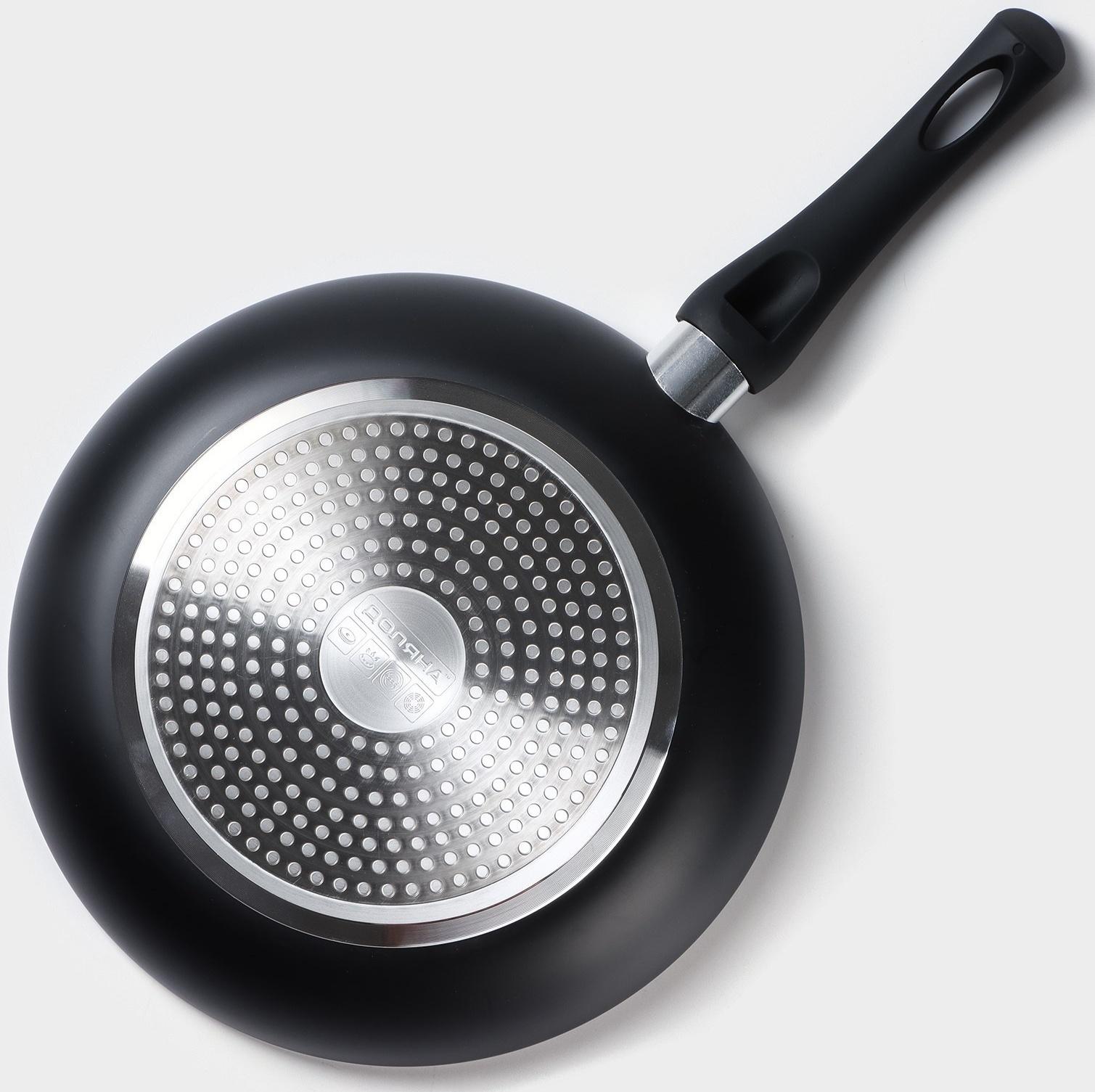 Сковорода Доляна Basic, d=28 см, антипригарное покрытие, индукция