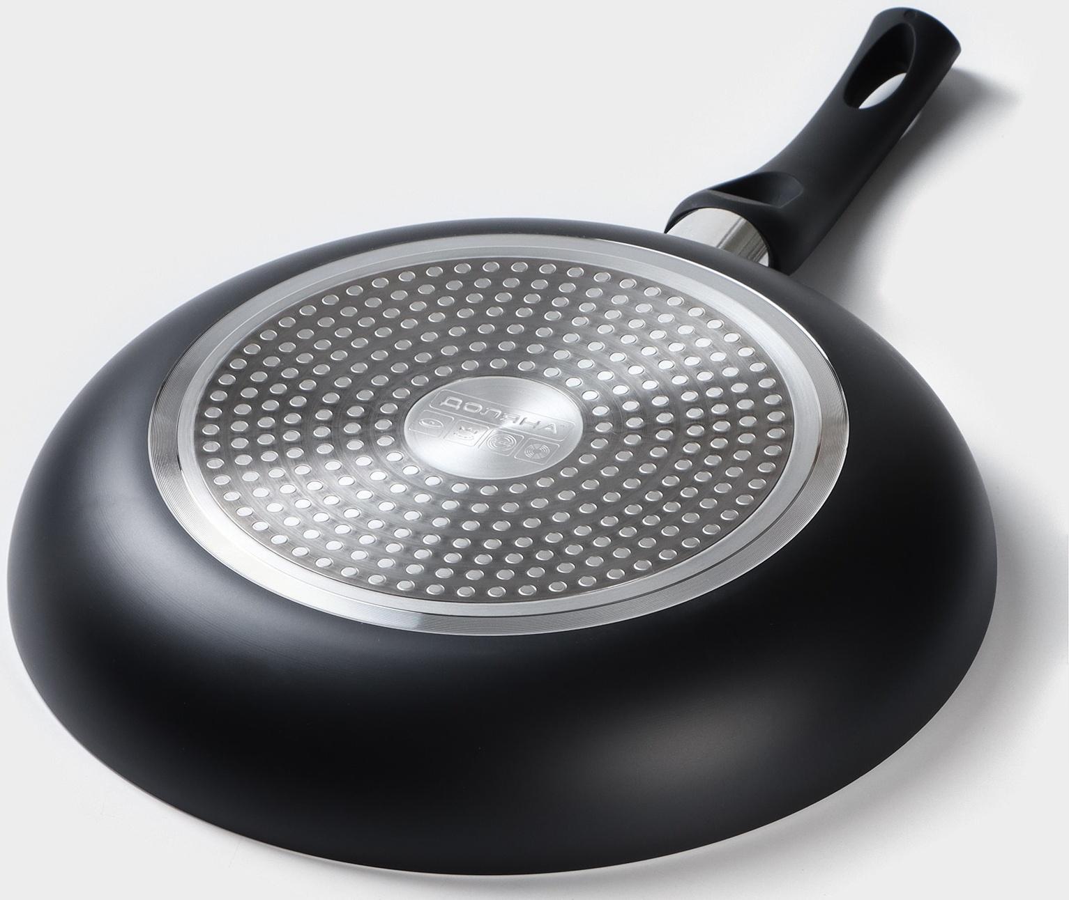 Сковорода Доляна Basic, d=28 см, антипригарное покрытие, индукция