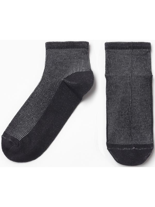 Носки женские MINAKU, цвет графит, р-р 36-39 (23-25 см)