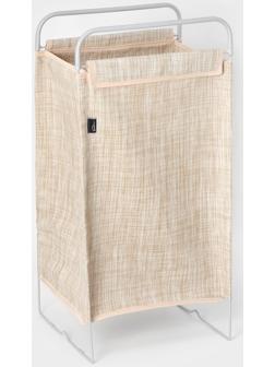 Корзина для белья, 40,5×31×75 см, цвет бежевый