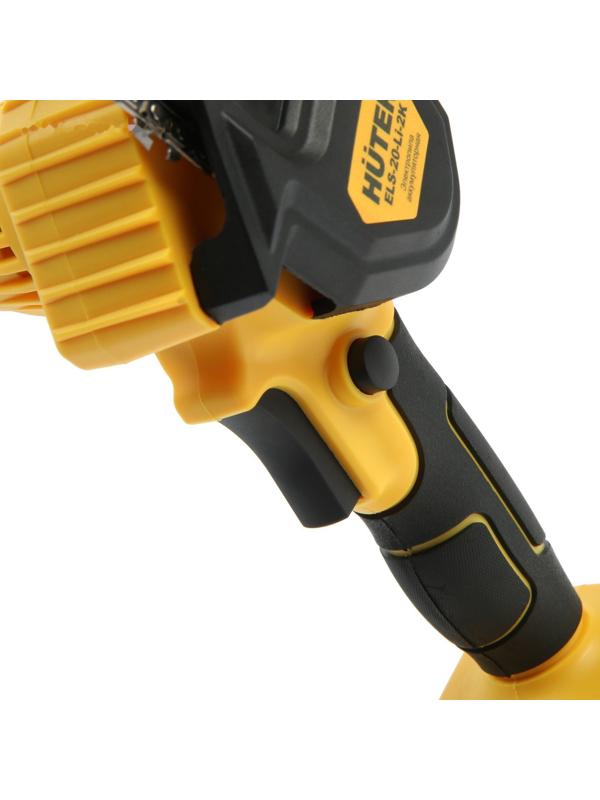 Пила цепная аккумуляторная Huter ELS-20-Li-2К, 20 В, 2х2 Ач, 150 мм, 36 звеньев, шаг 1/4