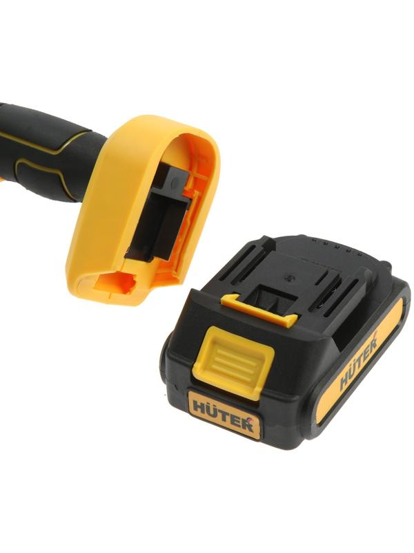 Пила цепная аккумуляторная Huter ELS-20-Li-2К, 20 В, 2х2 Ач, 150 мм, 36 звеньев, шаг 1/4