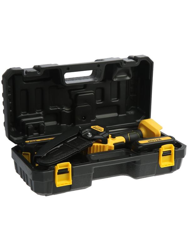 Пила цепная аккумуляторная Huter ELS-20-Li-2К, 20 В, 2х2 Ач, 150 мм, 36 звеньев, шаг 1/4