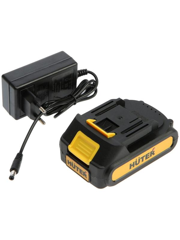 Пила цепная аккумуляторная Huter ELS-20-Li-2К, 20 В, 2х2 Ач, 150 мм, 36 звеньев, шаг 1/4