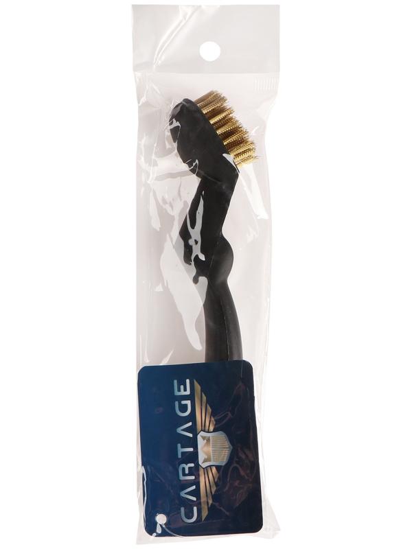 Щетка металлическая для чистки автомобиля 17 см