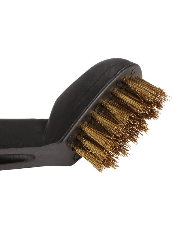 Щетка металлическая для чистки автомобиля 17 см