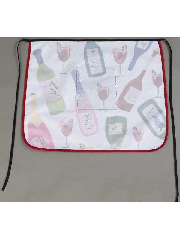 Фартук кухонный «Вино», с карманом