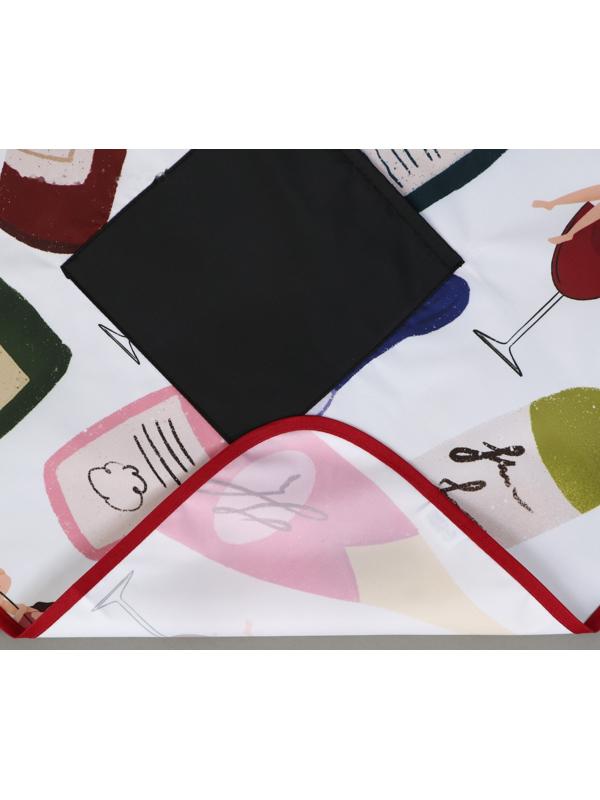 Фартук кухонный «Вино», с карманом