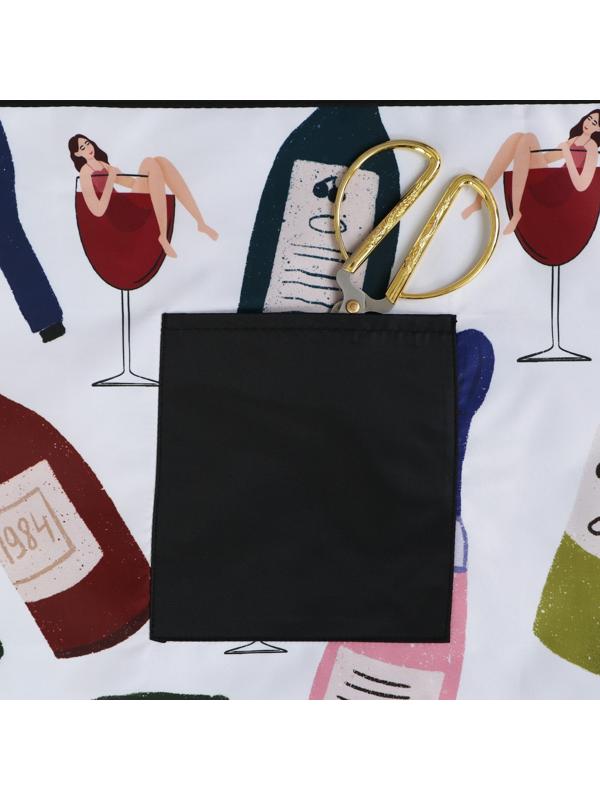 Фартук кухонный «Вино», с карманом