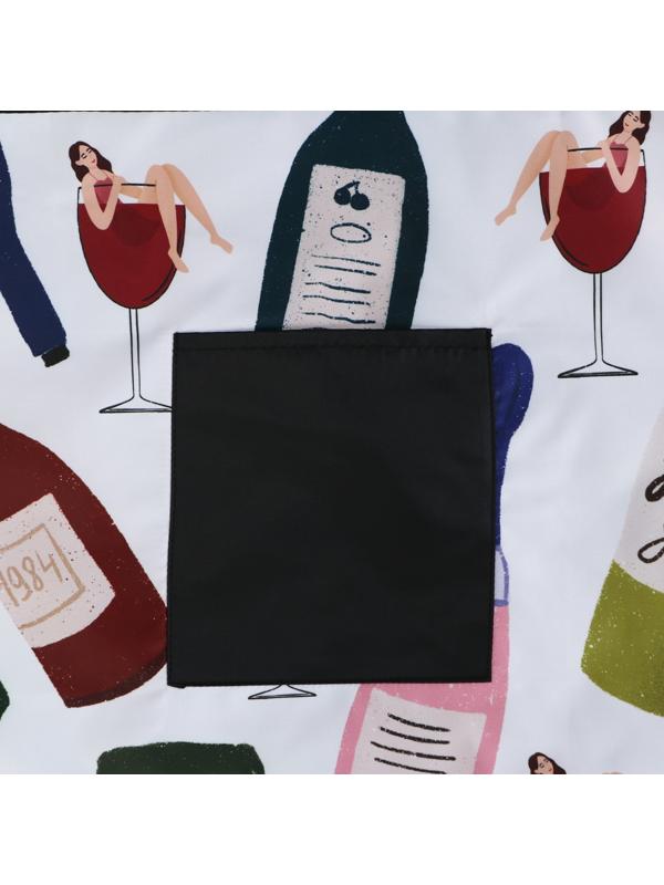 Фартук кухонный «Вино», с карманом