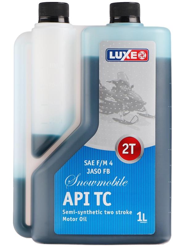 Масло моторное LUXЕ SNOWMOBILE 2T API TС, полусинтетическое, 1 л