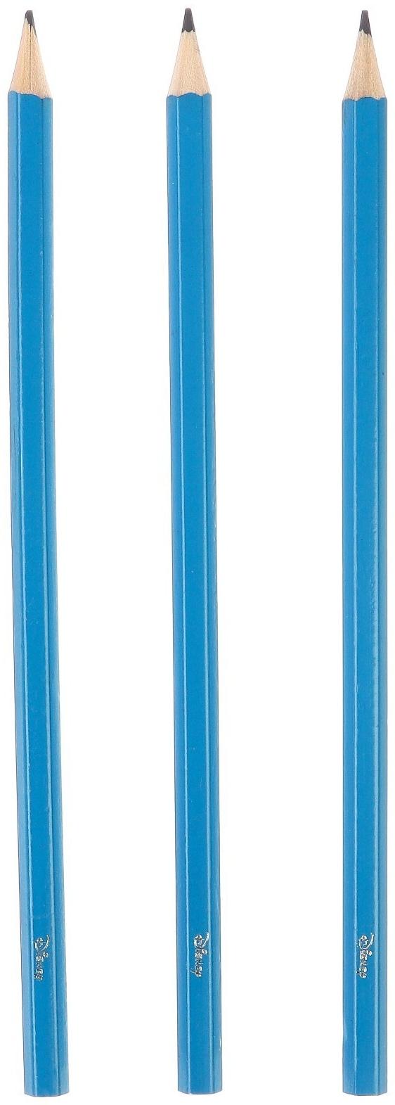 Карандаш чернографитный, набор 12 штук, Тачки