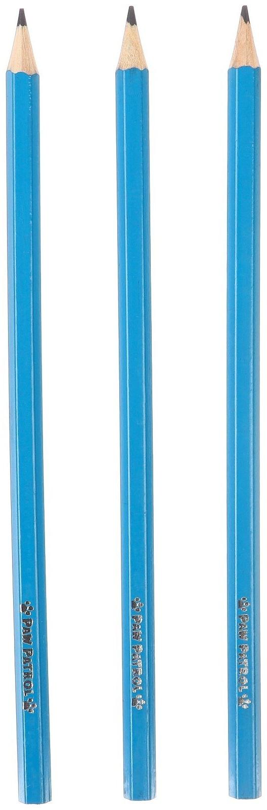 Карандаш чернографитный, набор 12 штук, Щенячий патруль