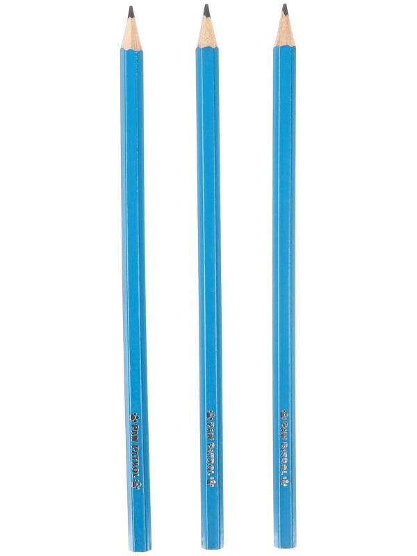 Карандаш чернографитный, набор 12 штук, Щенячий патруль