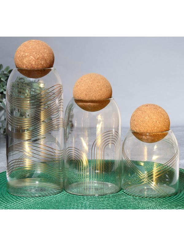 Банка для хранения «Геометрия», 800 мл