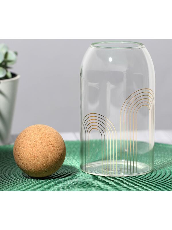 Банка для хранения «Геометрия», 800 мл