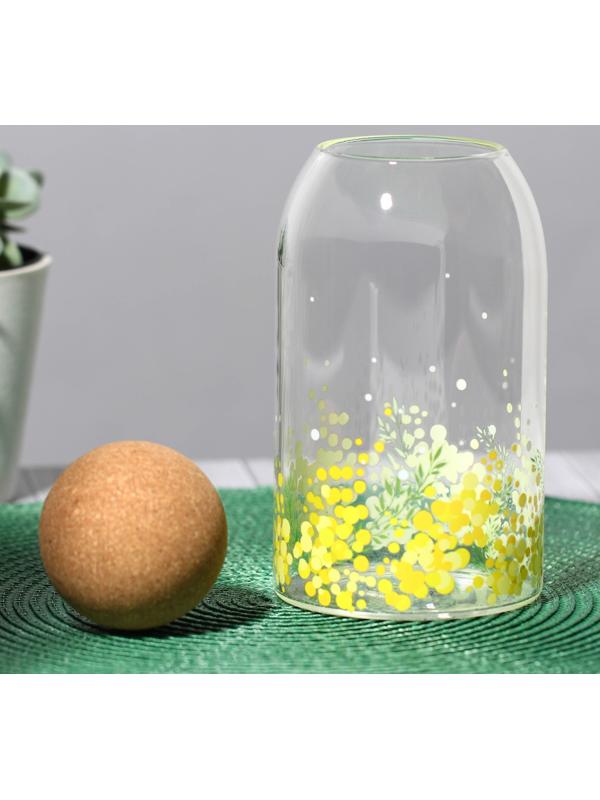 Банка для хранения «Нежная мимоза», 800 мл