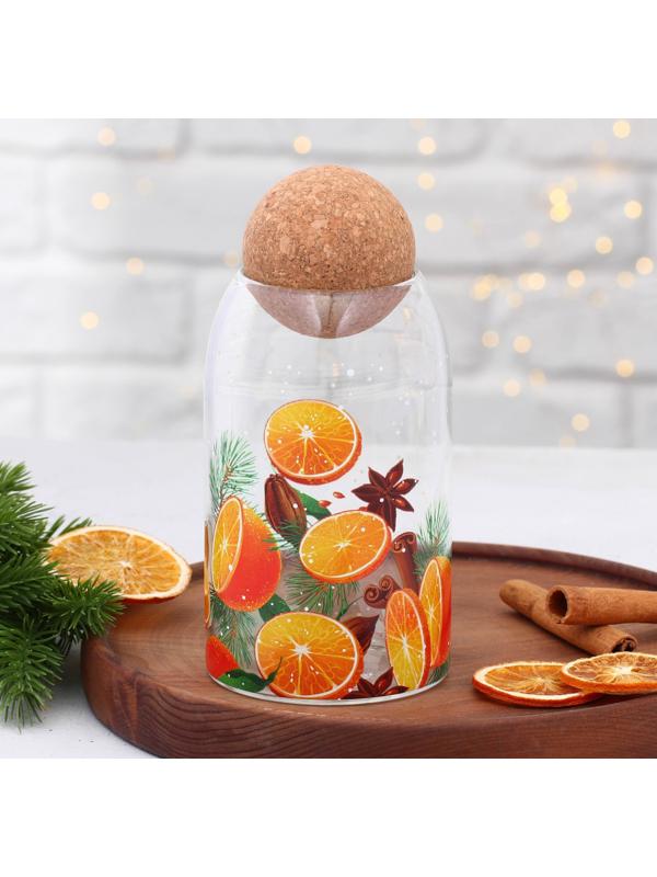 Банка для хранения «Аромат праздника», 800 мл