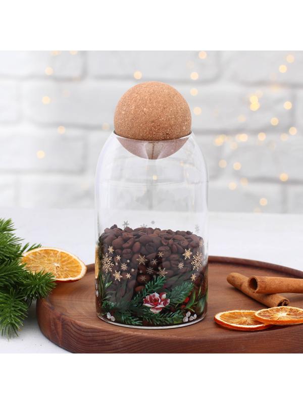 Банка для хранения «Зимние истории», 800 мл