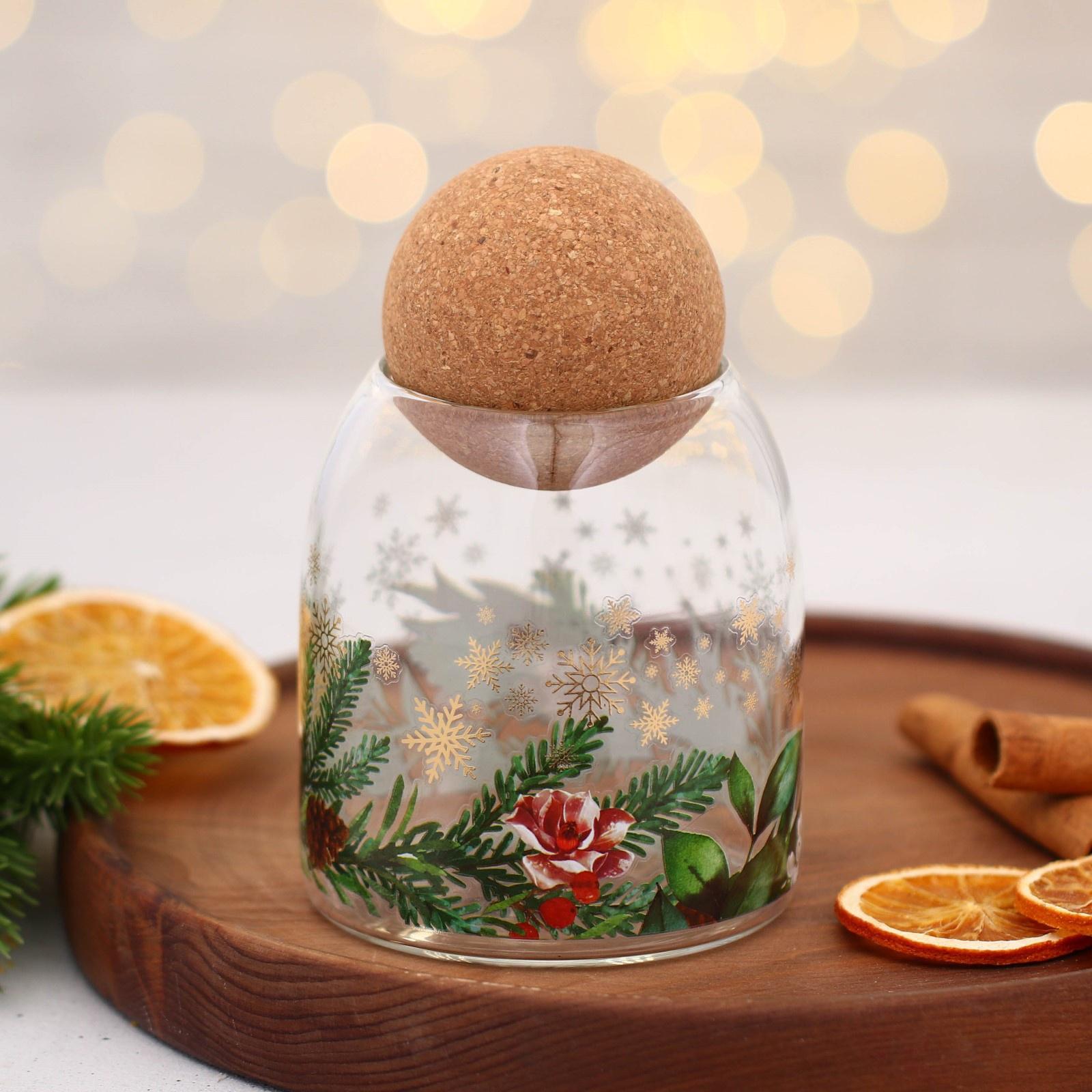 Банка для хранения «Зимние истории», 500 мл