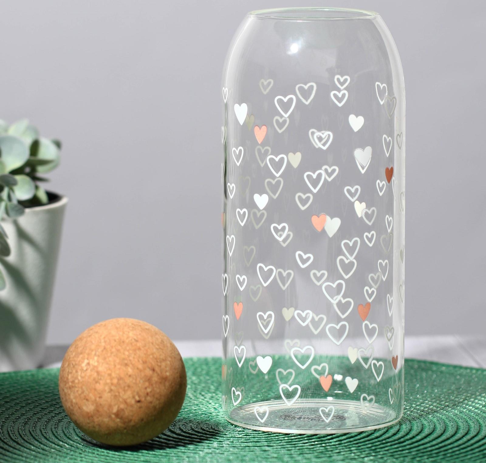 Банка для хранения «Сердечки», 1000 мл