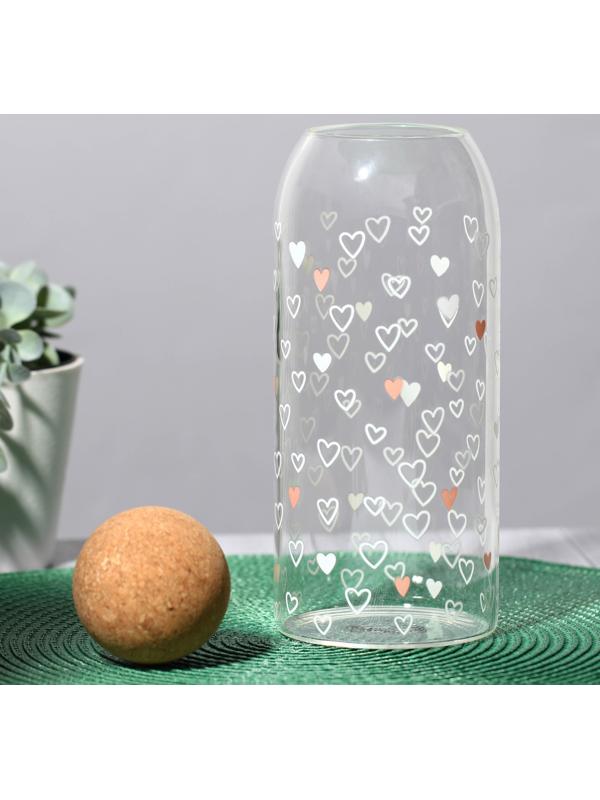Банка для хранения «Сердечки», 1000 мл
