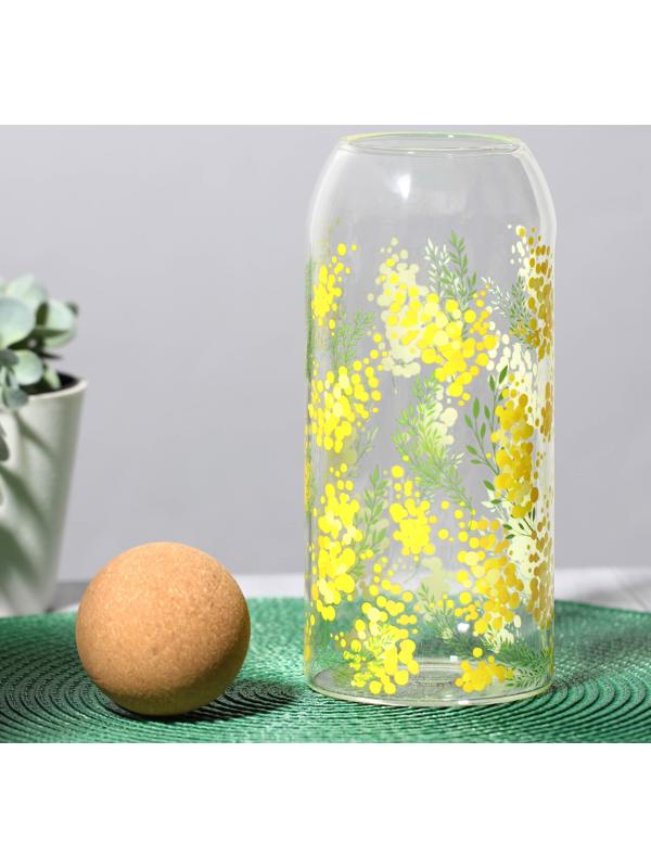 Банка для хранения «Нежная мимоза», 1000 мл