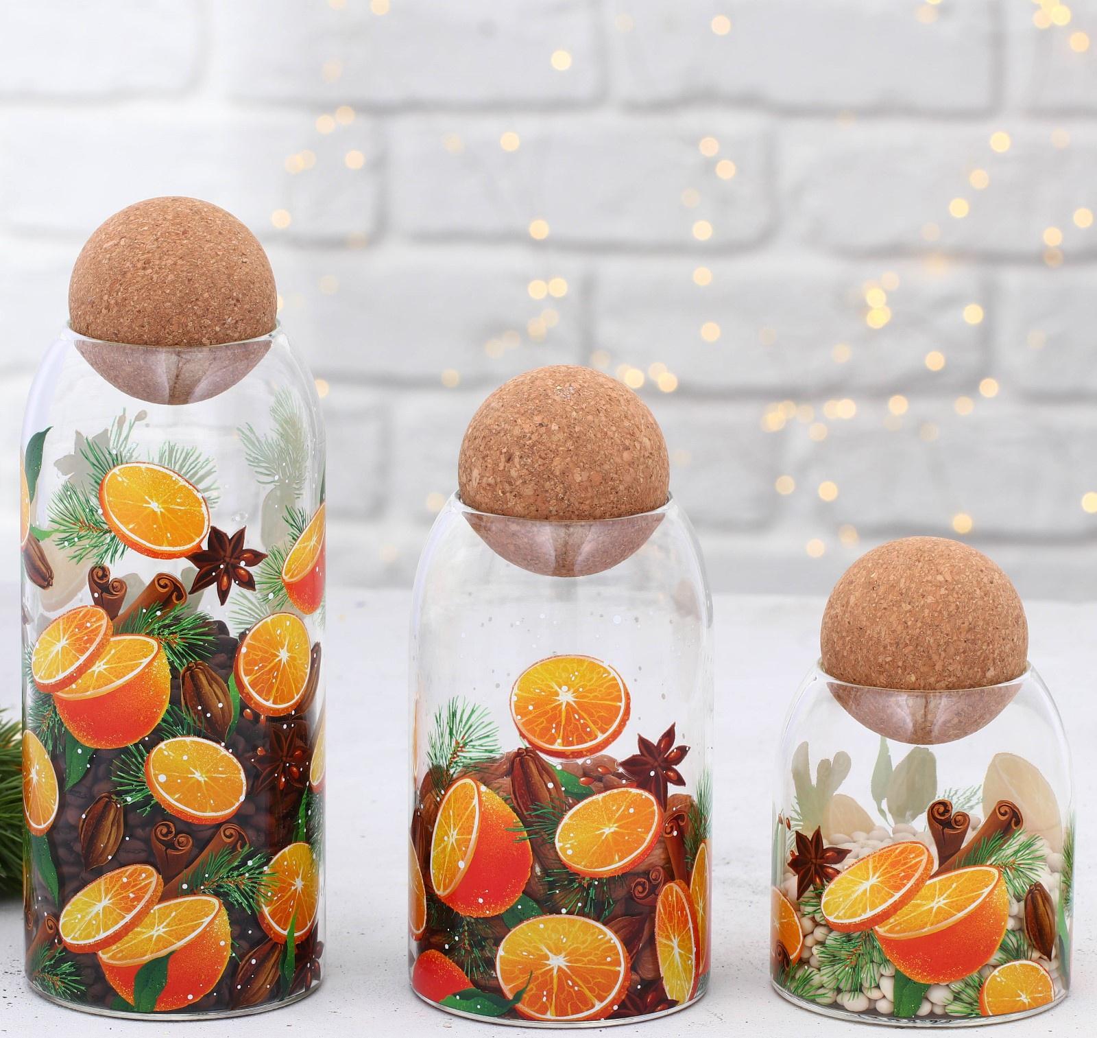 Банка для хранения «Аромат праздника», 1000 мл