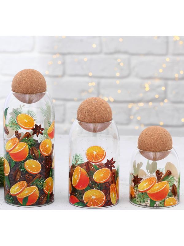 Банка для хранения «Аромат праздника», 1000 мл