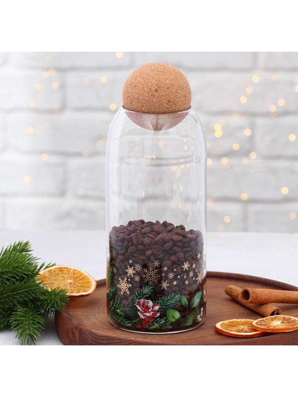 Банка для хранения «Зимние истории», 1000 мл