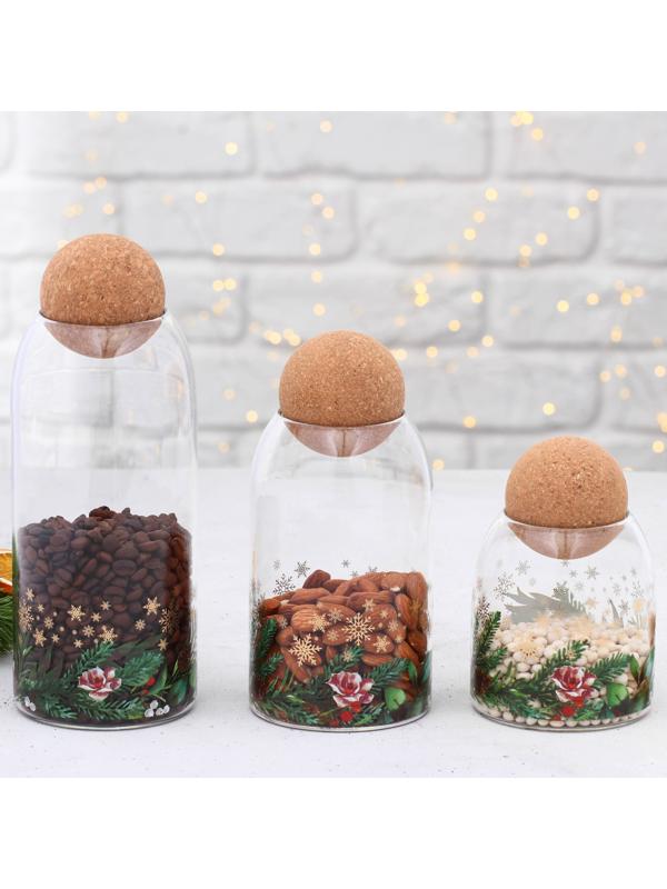 Банка для хранения «Зимние истории», 1000 мл