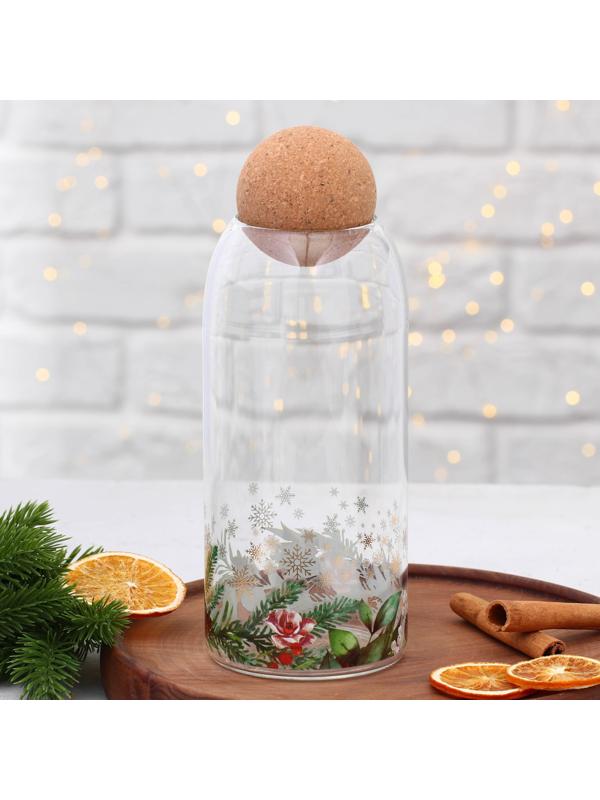 Банка для хранения «Зимние истории», 1000 мл