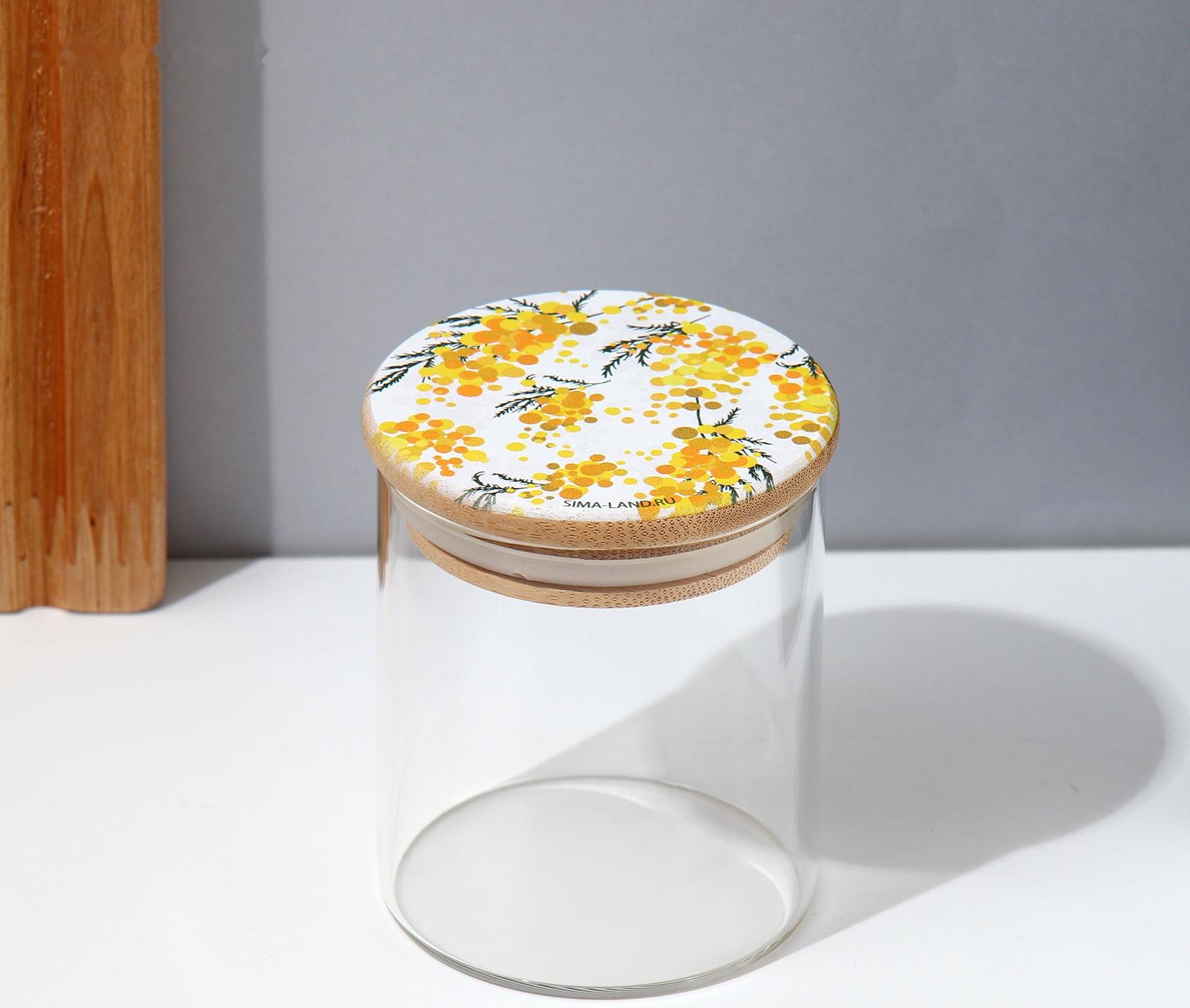 Банка для хранения «Нежная мимоза», 250 мл