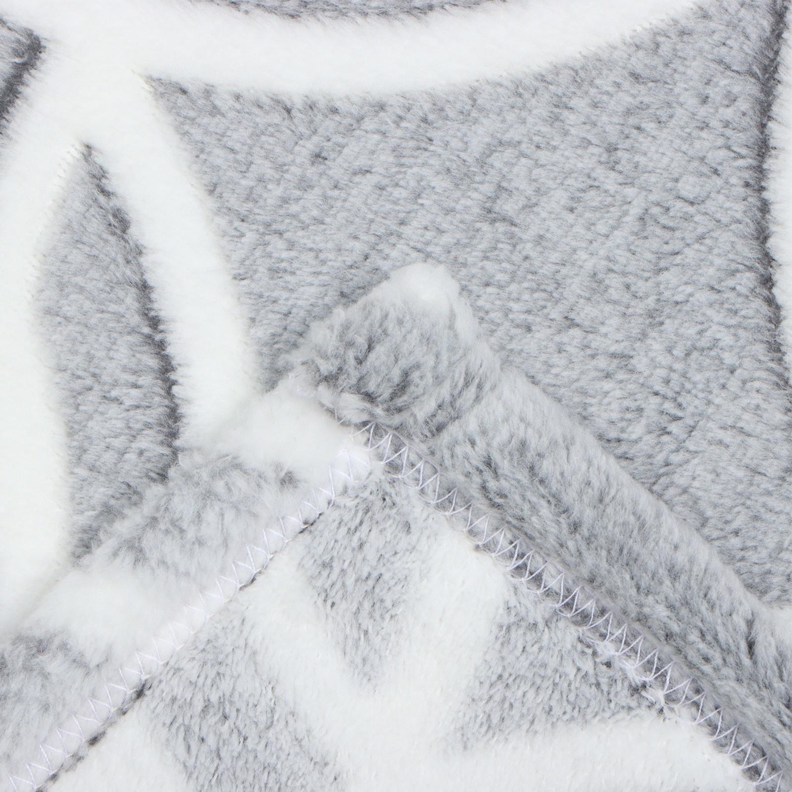 Плед светящийся 150х200см, Круги, велсофт 260г/м, пэ100%