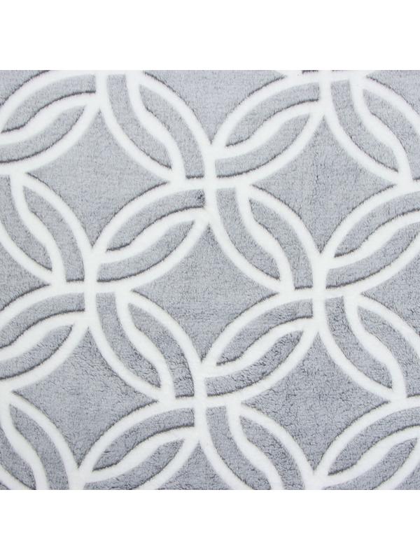 Плед светящийся 150х200см, Круги, велсофт 260г/м, пэ100%