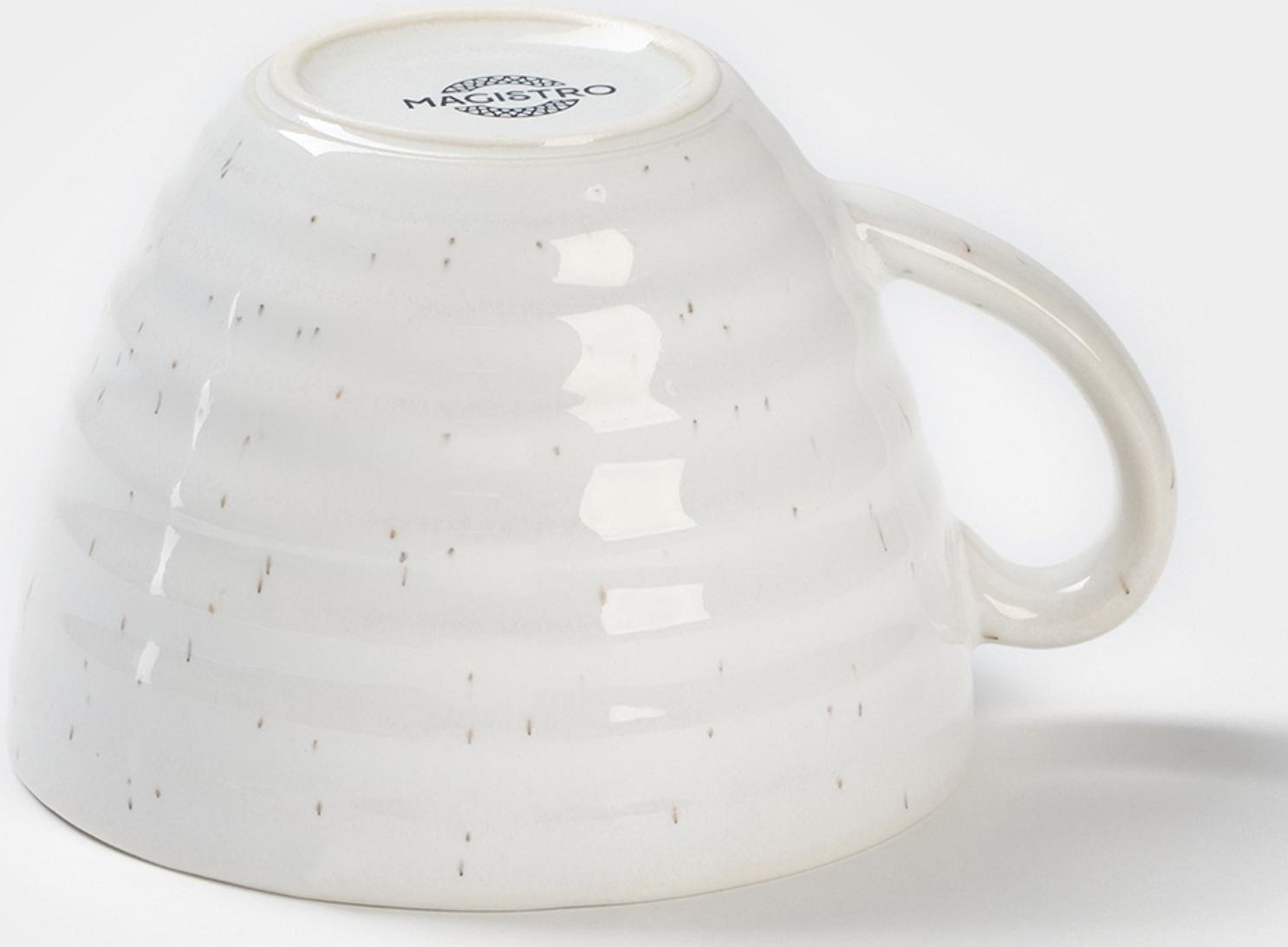 Чашка фарфоровая Magistro Urban, 200 мл, цвет белый