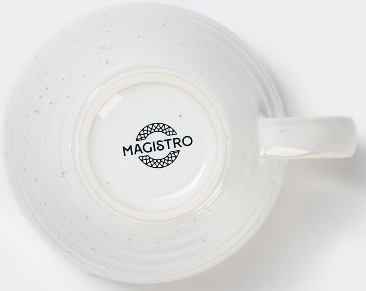 Чашка фарфоровая Magistro Urban, 200 мл, цвет белый