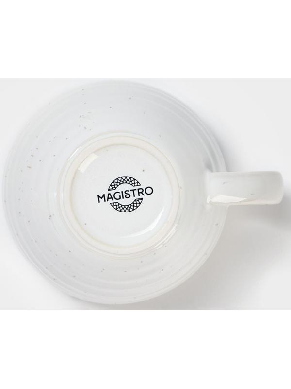 Чашка фарфоровая Magistro Urban, 200 мл, цвет белый