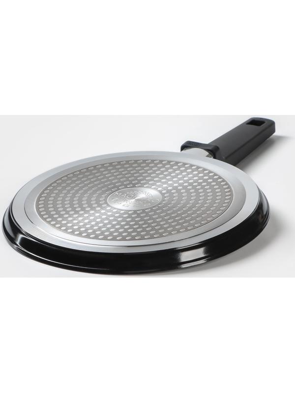 Cковорода блинная Magistro Flame, d=24см, h=1,6 см, антипригарное покрытие, индукция