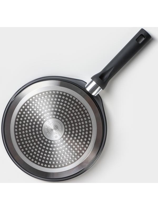 Cковорода блинная Magistro Warrior, d=24 см, h=1,6 см, антипригарное покрытие, индукция