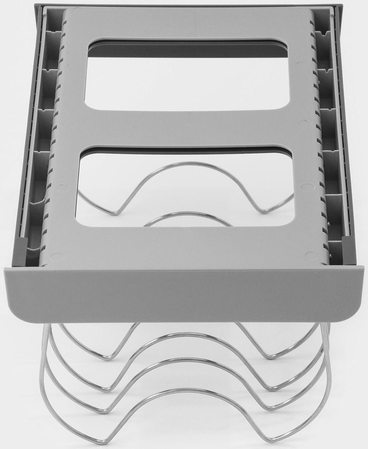 Держатель кухонный для крышек, сковородок и кастрюль Доляна, цвет серый