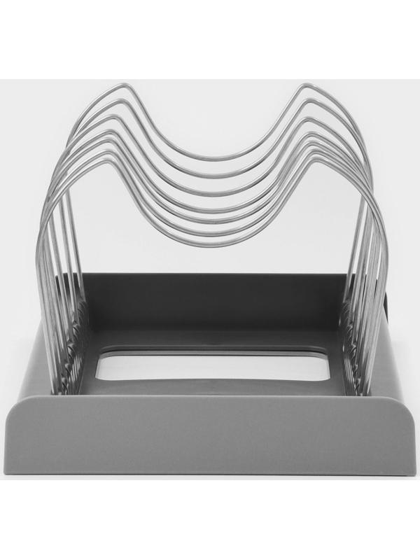 Держатель кухонный для крышек, сковородок и кастрюль Доляна, цвет серый