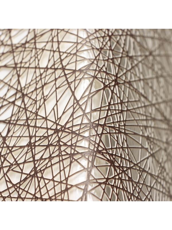 Клеёнка на стол ПВХ «Паутинка», ширина 137 см, рулон 20 метров, толщина 0,5 мм, цвет бронза