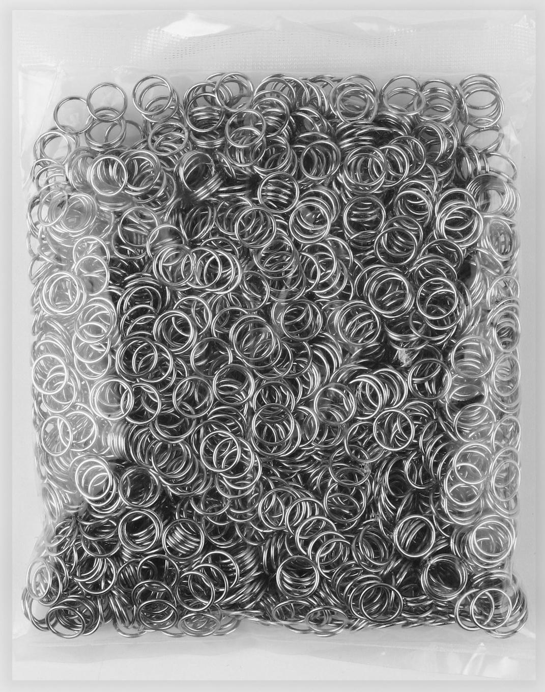 Кольцо для бретелей, металлическое, 8 мм, цвет серебряный