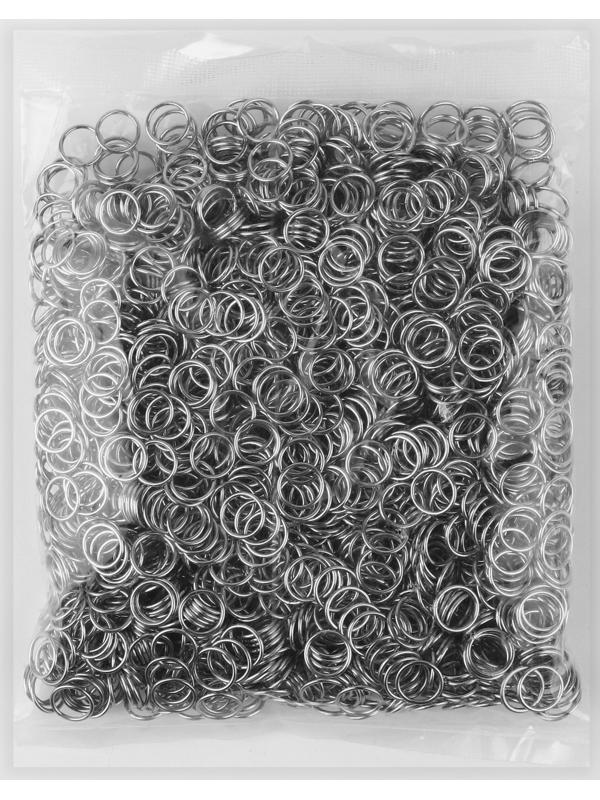 Кольцо для бретелей, металлическое, 8 мм, цвет серебряный