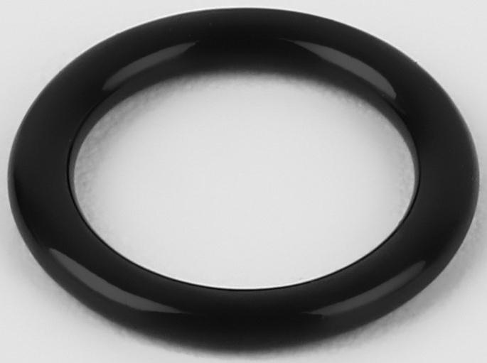 Кольцо для бретелей, металлическое, 8 мм, цвет чёрный